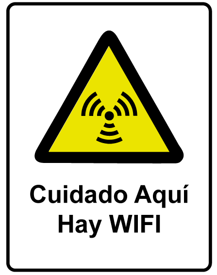 Icono / símbolo  cuidado wifi